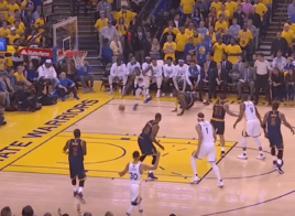 Kevin Durant envoie LeBron James sur les fesses