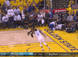 LeBron James dunke sur Iguodala, Neymar et Lewis Hamilton n’en reviennent pas