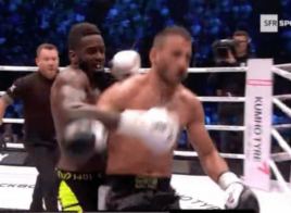 Murthel Groenhart met son adversaire KO puis se fait attaquer par un fan