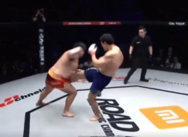 Road FC 39 – le combat se termine après un énorme coup dans les parties