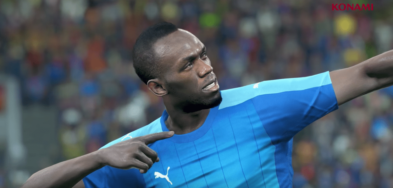 Usain Bolt débarque dans le trailer de PES 2018