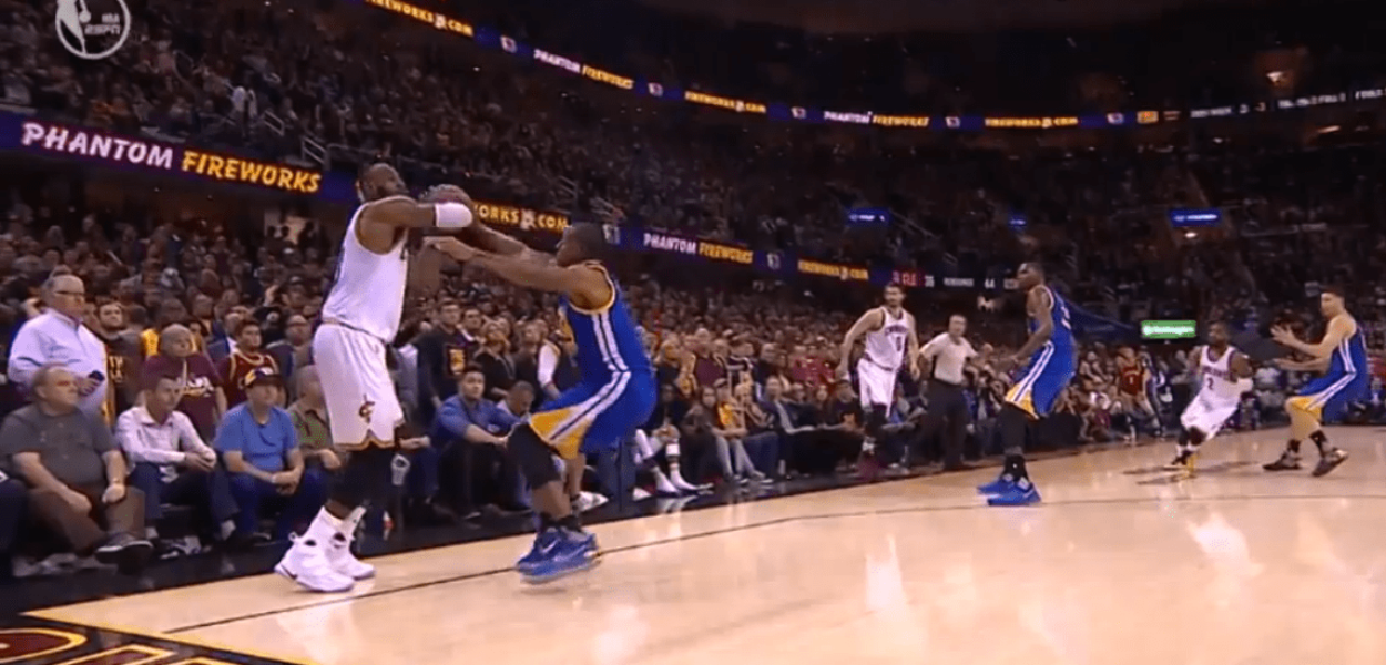 Le contre ultra clutch d’Andre Iguodala sur LeBron James