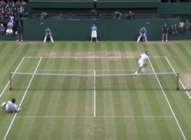 Roger Federer régale contre Marin Cilic