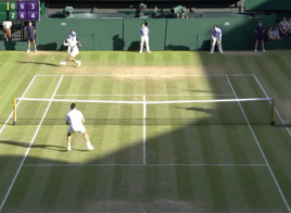 Le passing ahurissant de Roger Federer contre Milos Raonic