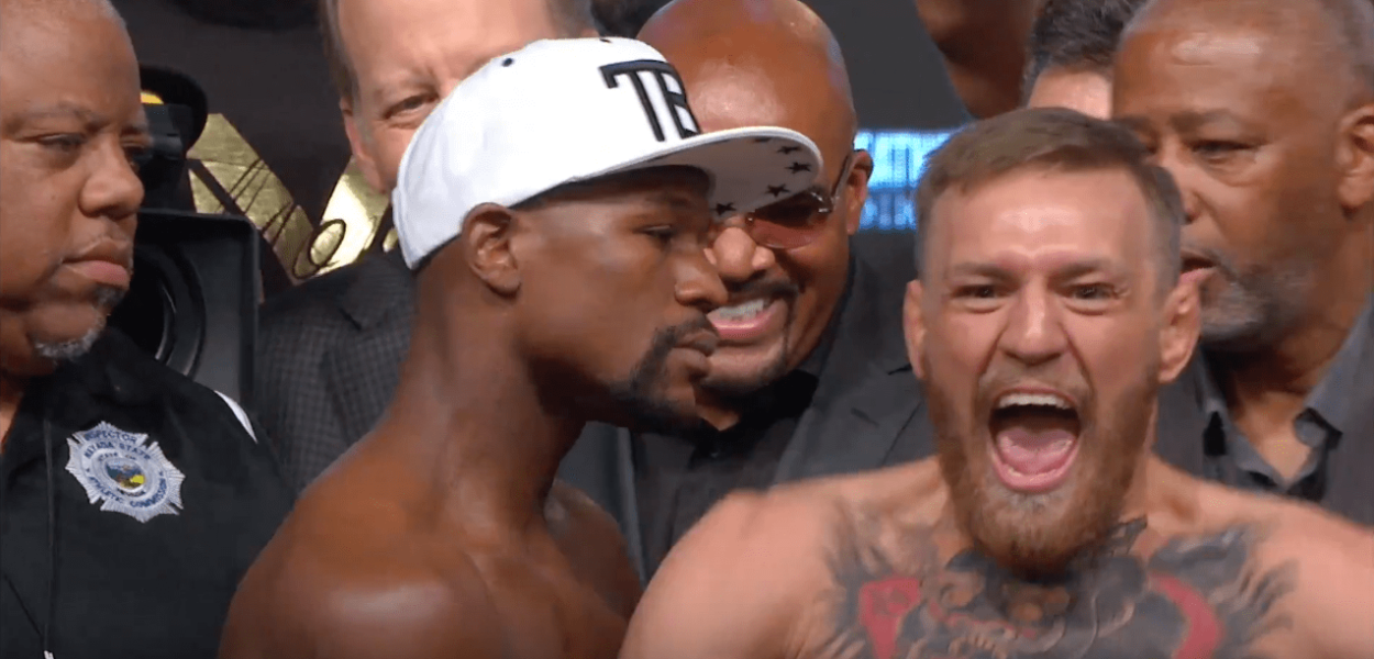 Conor McGregor et Floyd Mayweather ont fait le poids