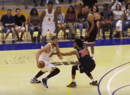 JaVale McGee tente désespérément de scrorer sur Marvin Bagley III