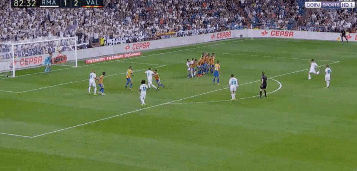 Marco Asensio arrache l’égalisation face à Valence sur coup franc