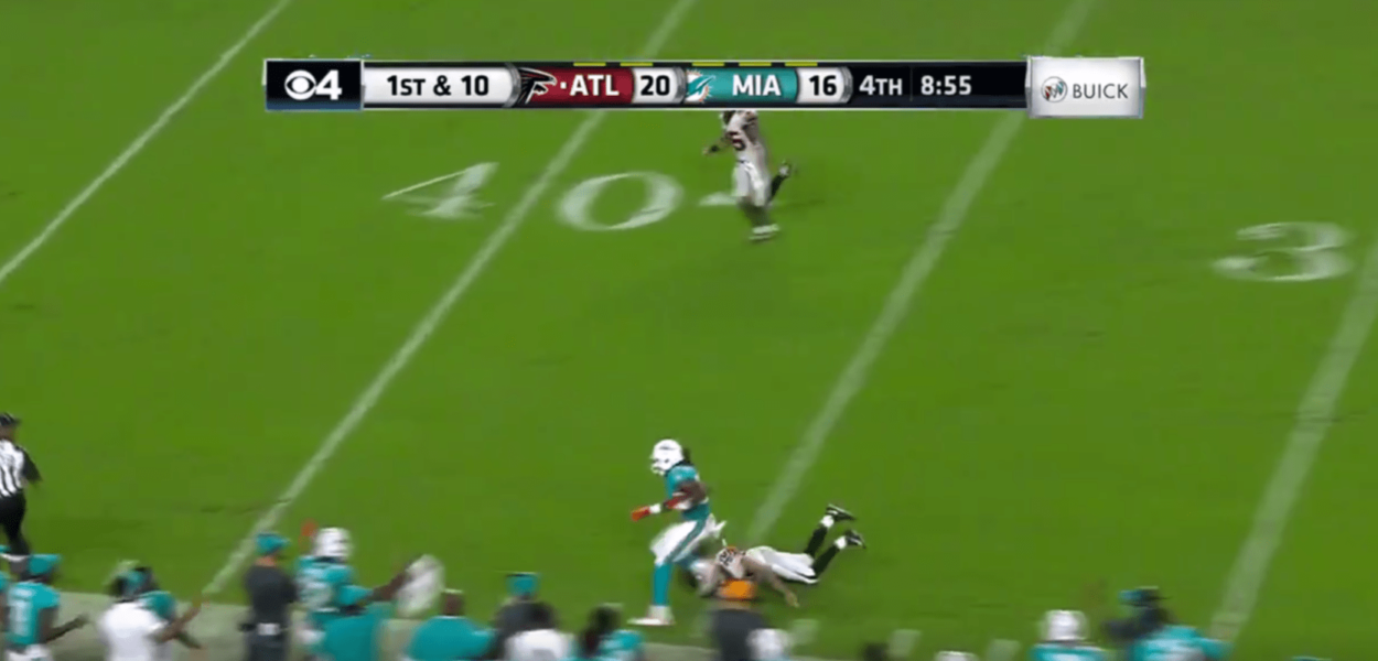 Les Miami Dolphins claquent un touchdown de 99 yards