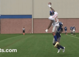 La réception folle d’Odell Beckham Jr. à l’entraînement