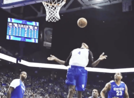 Rajon Rondo alley oop head