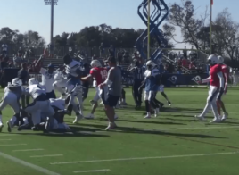 Grosse baston entre les Rams et les Chargers à l'entrainement