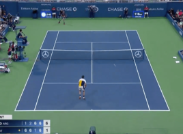 Le coup de canon de Del Potro pour s’offrir le 4e set contre Thiem