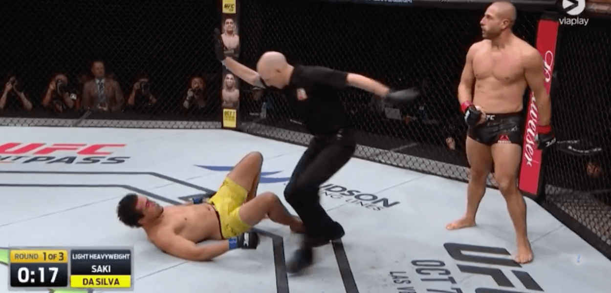 Gökhan Saki disputait son premier combat à l’UFC contre Henrique da Silva.