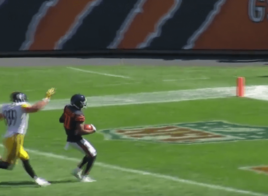 Marcus Cooper des Chicago Bears loupe un touchdown tout fait