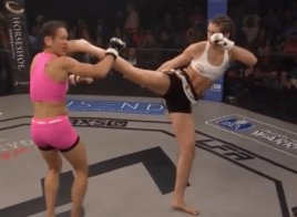 Le grand espoir Sabina Mazo claque le KO sur un head-kick surpuissant
