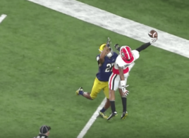 Terry Godwin pour le touchdown