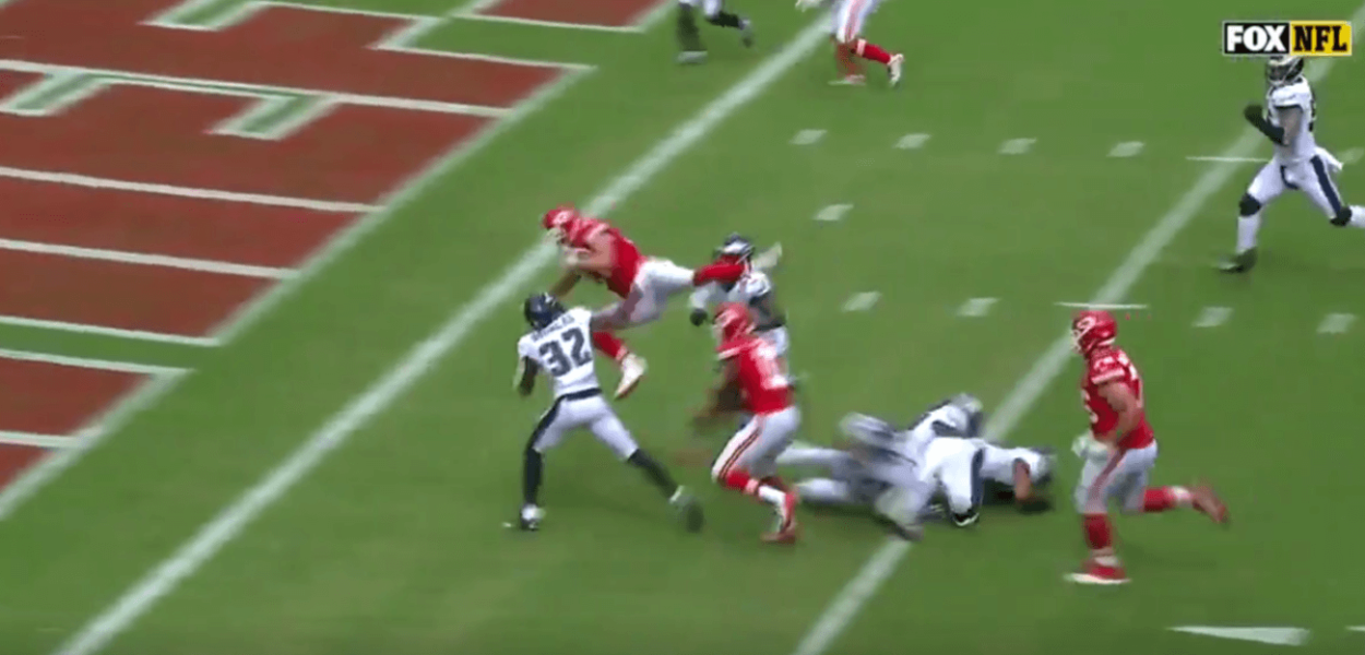 Le touchdown fou de Travis Kelce contre les Philadelphia Eagles