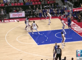 Ben Simmons trois points Embiid