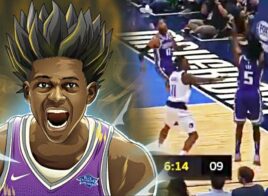 De’Aaron Fox lâche un "KAMEHA" en tirant à trois points