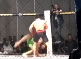 Au sol, Hussam Qashou claque le KO par headkick