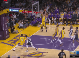 Les Lakers de Ball en mode showtime sur un gros alley-oop