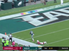 Nelson Agholor ruine son défenseur pour le touchdown fou