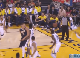 Nikola Jokic de retour avec une magnifique passe dans le dos