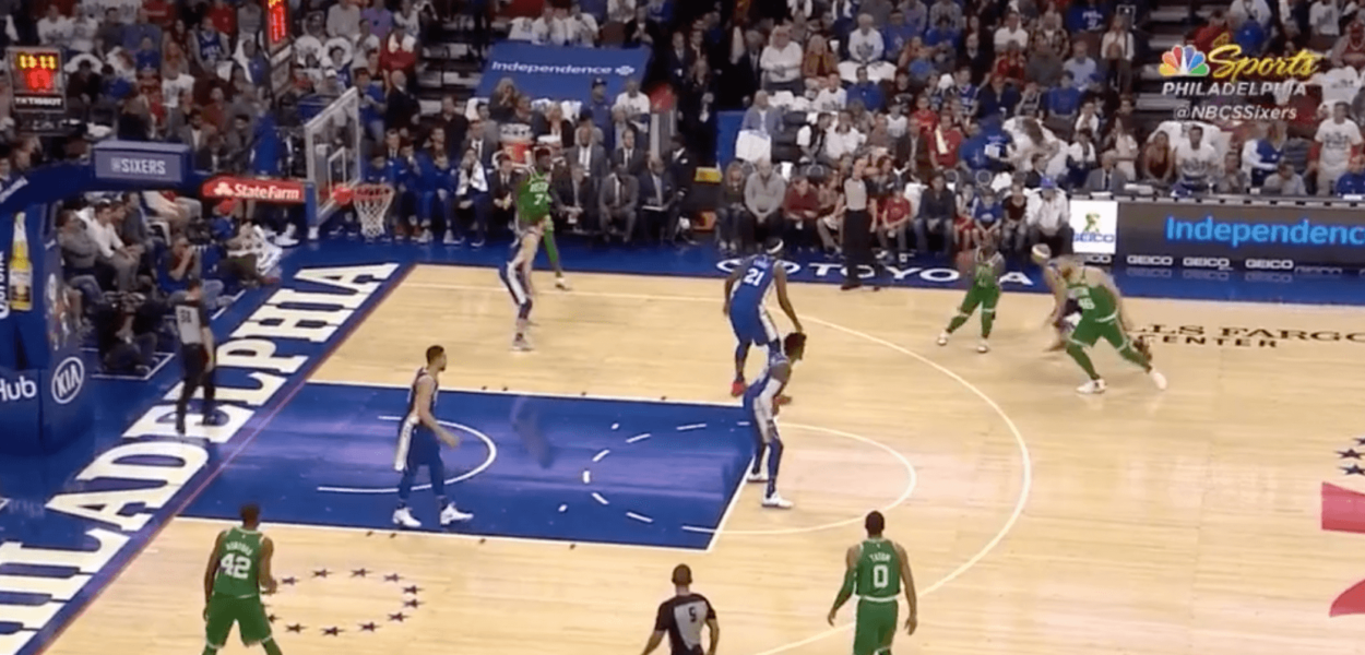 Philadelphie Kyrie Irving gros trois-points