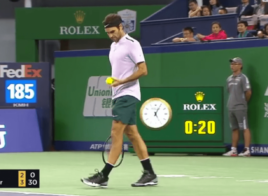 Roger Federer et son jeu en 50 secondes contre Rafael Nadal