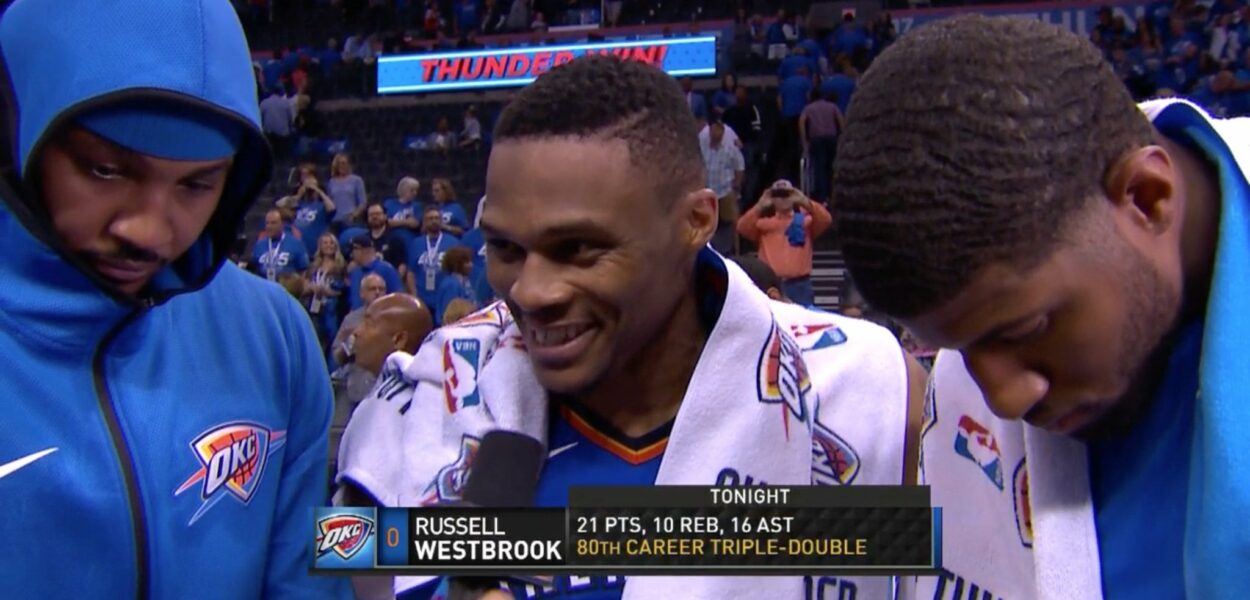 Russell Westbrook démarre par un triple double