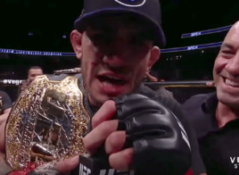 Tony Ferguson termine Kevin Lee, devient champion et insulte McGregor