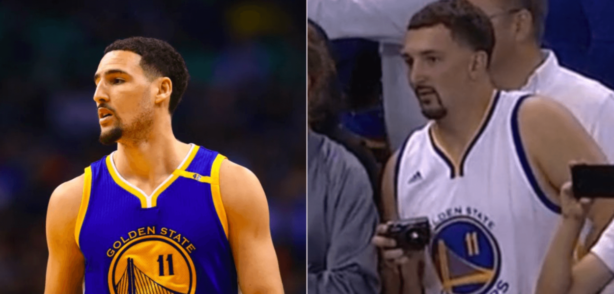 Warriors Rockets fake Klay Thompson