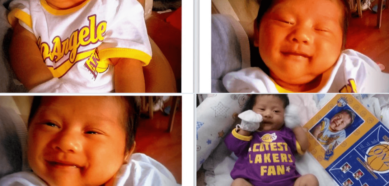 Des fans des Los Angeles Lakers appellent leur fils Lonzo