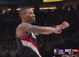 Damian Lillard Lakers 0.7s buzzer
