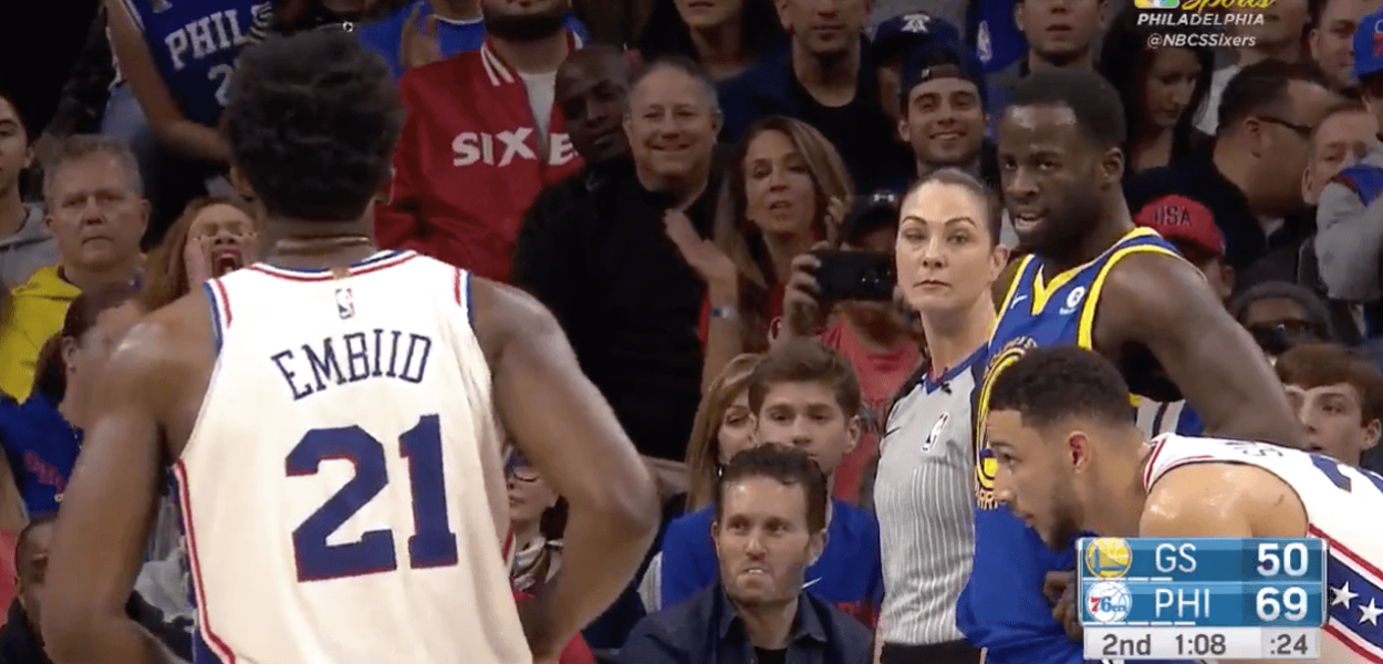Draymond Green Joel Embiid trashtalk (1)