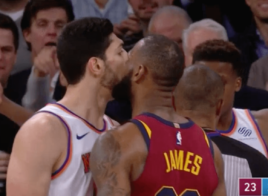 Frank Ntilikina LeBron James Enes Kanter Knicks Cavaliers