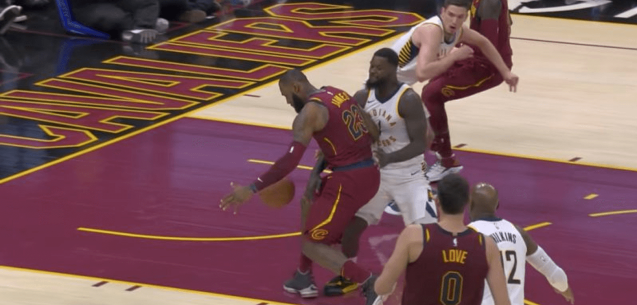 Lance Stephenson LeBron James