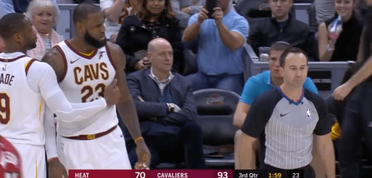 LeBron James ejection