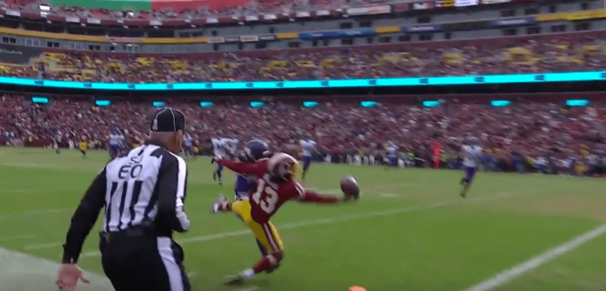 Maurice Harris touchdown