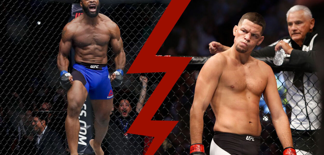 L’UFC réfléchit à un Nate Diaz vs. Tyron Woodley à l’UFC 219