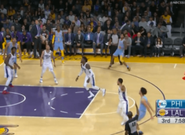 Les deux briques à la suite de Lonzo Ball à trois-points