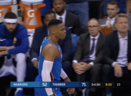 Warriors steals Westbrook Chesapeake Arena