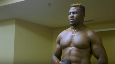 Francis Ngannou UFC 218 pesee