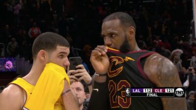 LeBron James Lonzo Ball Lakers Cavaliers