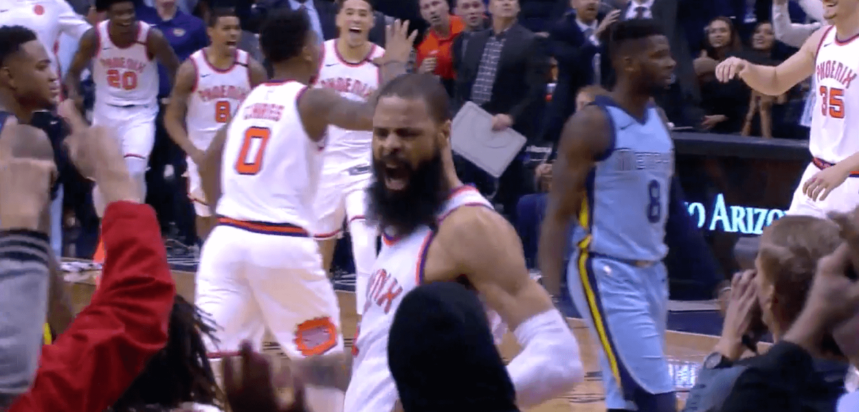 Tyson Chandler Suns alley-oop buzzer