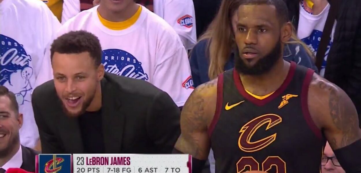 Warriors Cavs LeBron James Stephen Curry