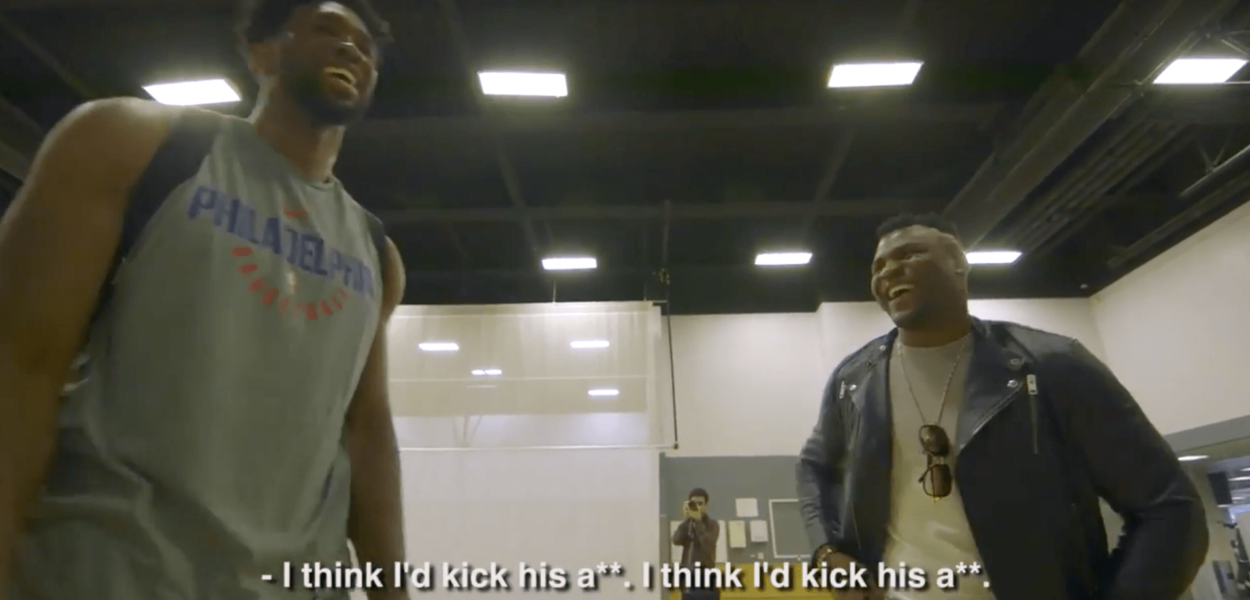 Joel Embiid Francis Ngannou