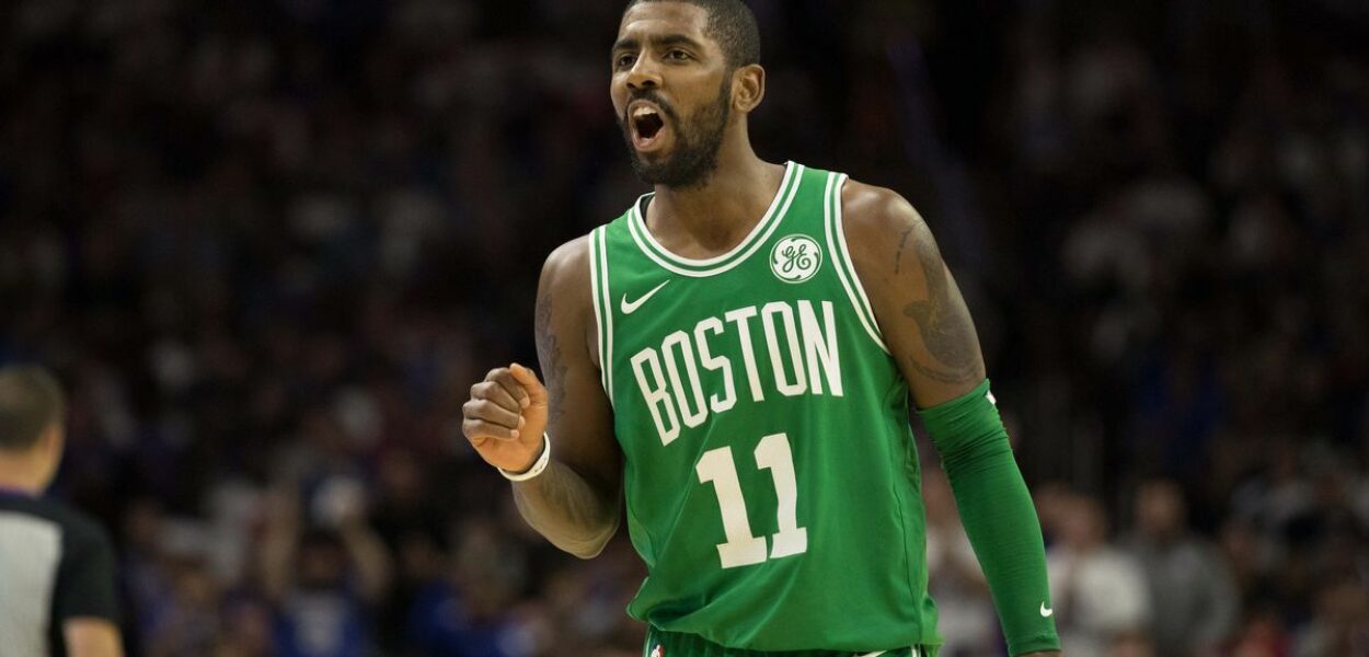 Kyrie Irving Celtics Sixers London