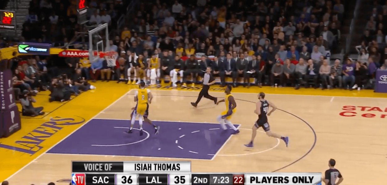 Lakers Lonzo Ball showtime