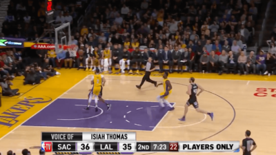Lakers Lonzo Ball showtime